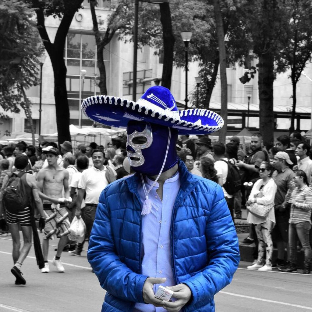 mexican wrestling blue demon