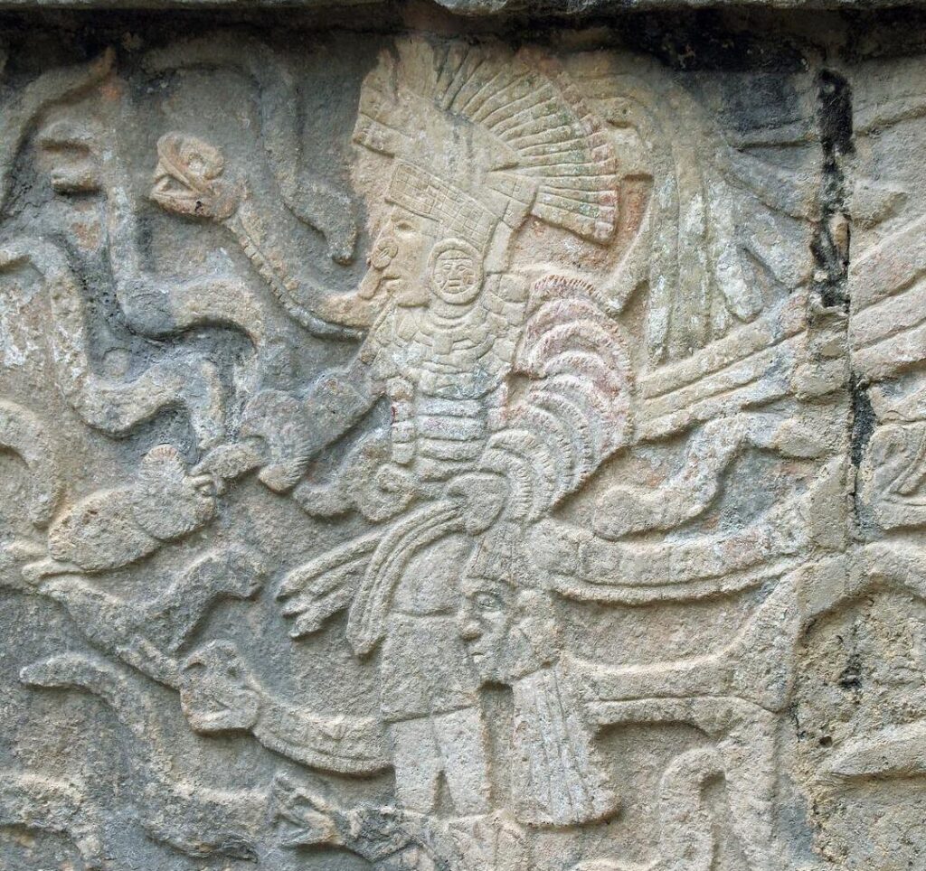 Mayan food (ancient stone)