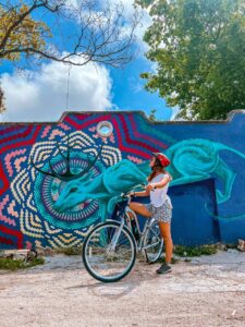 Cenote Bike Tour Tulum (Street Art)