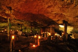 Lights in Cavern