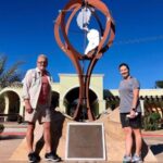Visitors at Sculpture