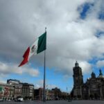 Mexican Flag (Mexico City Downtown)