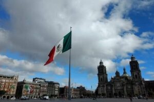 Mexican Flag (Mexico City Downtown)