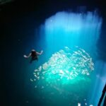 Swimming in Cenote