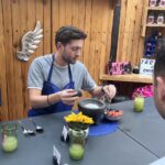 cooking class, guacamole